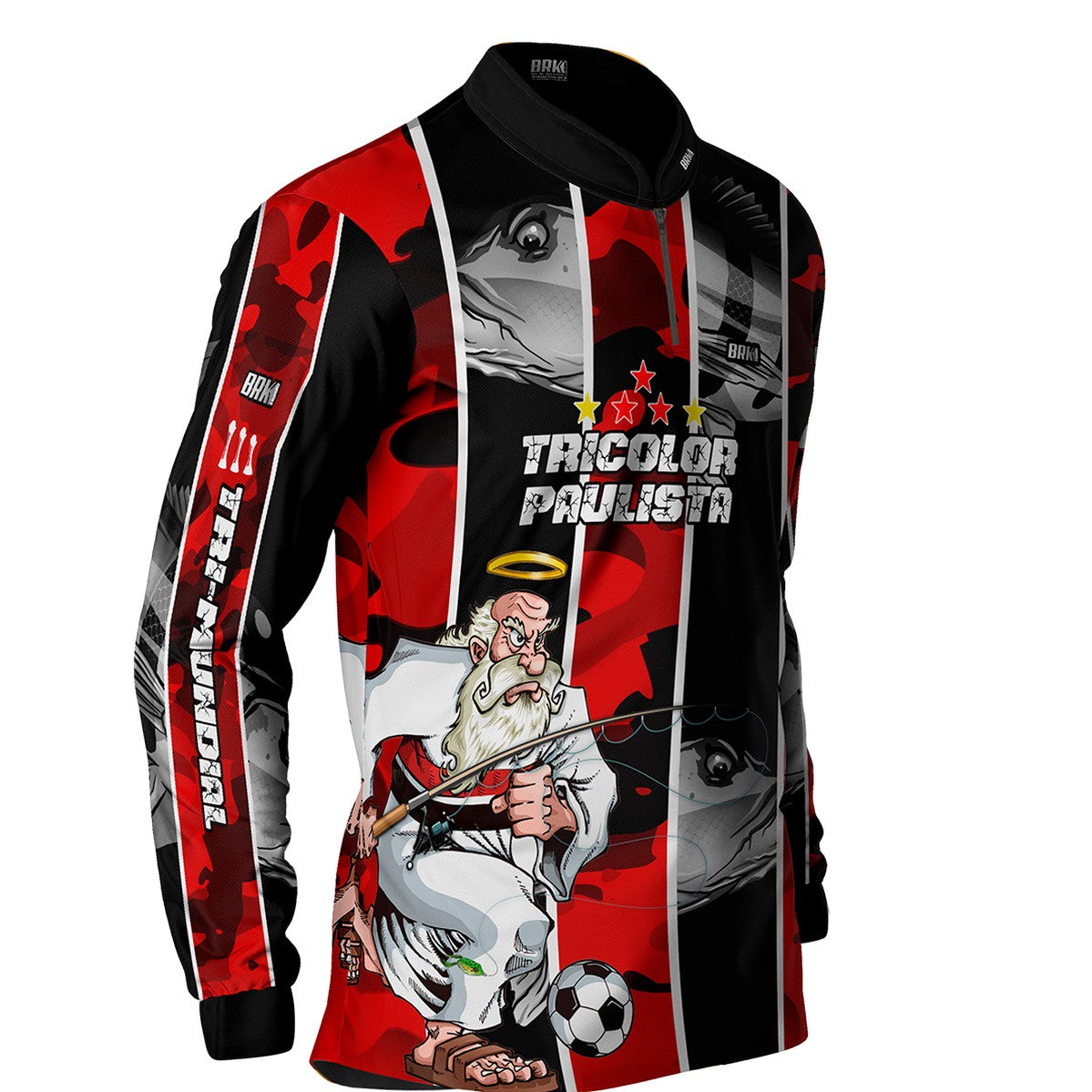 Camisa de Pesca Brk Tucunaré Futebol 93 com Proteção Solar UV50+