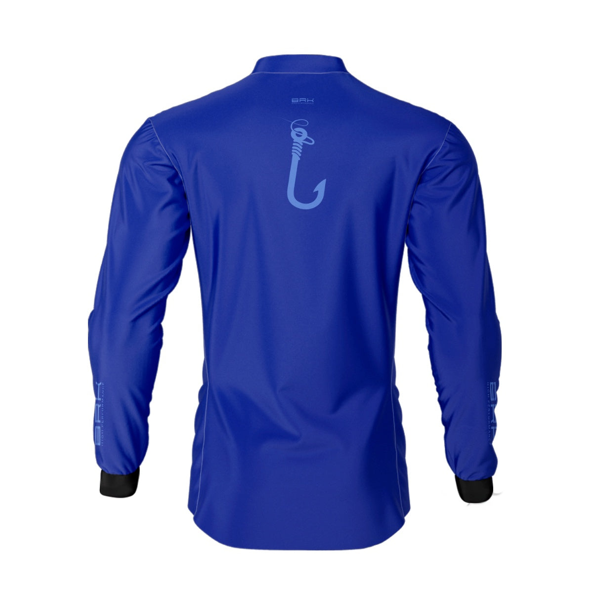 Camisa de Pesca Brk Anzol Azul com Proteção Solar UV50+